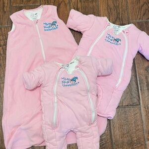Pink ‘Baby Merlin's Magic Sleepsuit’ Set